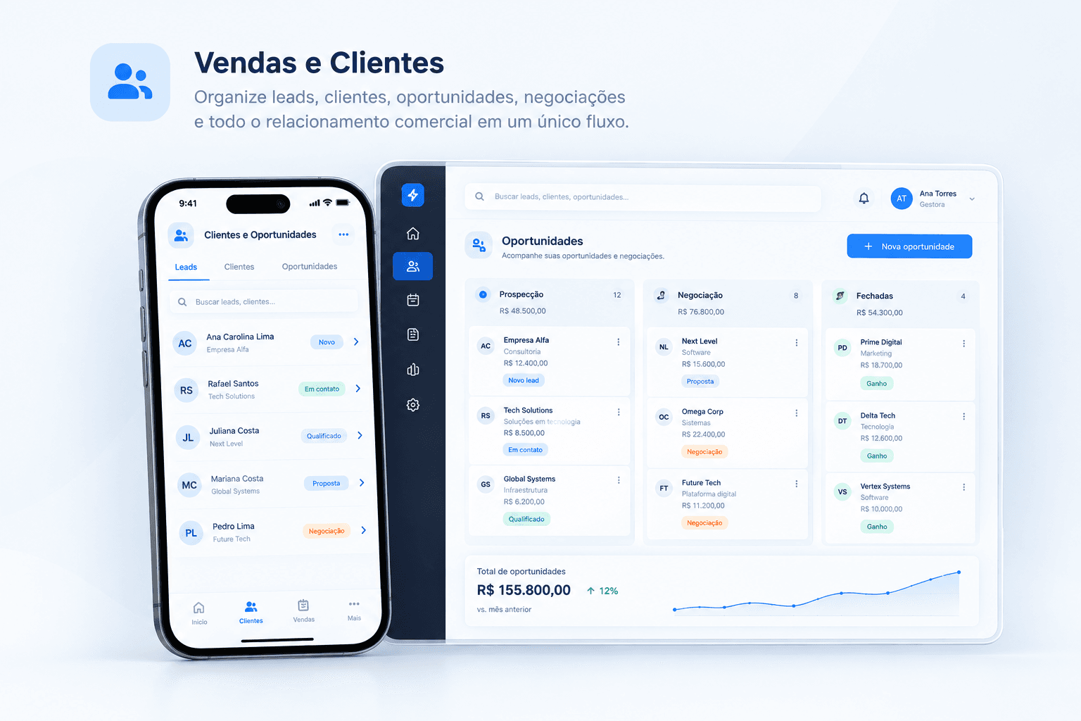 Vendas e Clientes